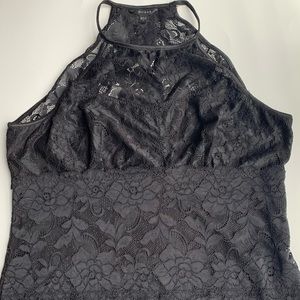 Guess Woman’s black lingerie tank top size L